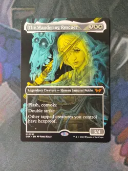 The Wandering Rescuer - Borderless | 7% Off 2+ | Duskmourn | NM | MTG - Image 1