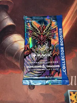 Commander Legends Baldur’s Gate Collector Booster Pack New Sealed Mtg - Image 1