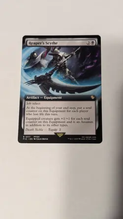 Reaper's Scythe - #117 - Rare - Extended Art - MTG: Final Fantasy Commander FIC - Image 1