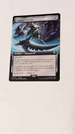 Reaper's Scythe - #117 - Rare - Extended Art - MTG: Final Fantasy Commander FIC - Image 2