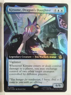 MTG KITSUNE DRAGONS DAUGHTER 41 TMT NM Foil R - Image 1