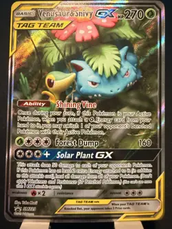 Venusaur & Snivy GX Tag Team Premium Collection SM229 Pokemon TCG - Image 1