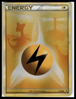 Lightning Energy Pokemon 91/95 Call of Legends Holo MP/HP - Image 1