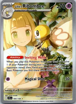 Lillie's Ribombee 164/159 Illustration Rare - Journey Together - Pokemon TCG - Image 1
