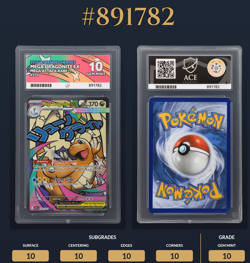 Pokemon TCG Mega Dragonite EX MAR Ascended Heroes 271/217 Ace 10 Gem Mint - Image 1