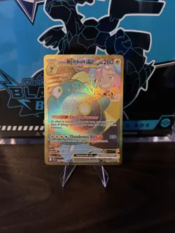 Pokemon Iono's Bellibolt ex 188/159 Journey Together Gold Hyper Rare Card NM - Image 1