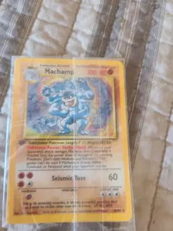 Pokemon TCG Machamp Base Set 1st Edition Factory Sealed Card 8/102 - Image 3