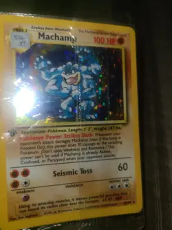 Pokemon TCG Machamp Base Set 1st Edition Factory Sealed Card 8/102 - Image 5