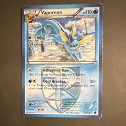 Pokemon Vaporeon 20/116 Plasma Freeze Uncommon Stage 1 HP110 Regular English - Image 1