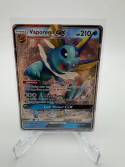 Pokemon TCG Vaporeon GX SM172 Promo Holo - Image 1