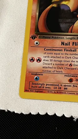 Pokemon TCG 1st Edition Dark Charizard 21/82 Team Rocket Non-Holo 2000 - Image 5