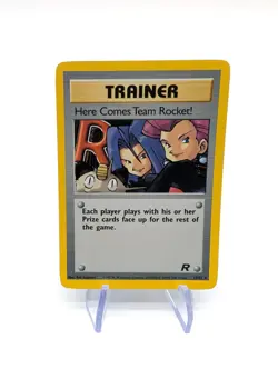 Pokemon TCG - Here Comes Team Rocket! Holo Rare - Team Rocket WOTC 15/82 - LP - Image 1