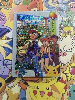 Pokemon Anime Pikachu Pocket Monsters Vintage Vending Machine Holo sticker - Image 2