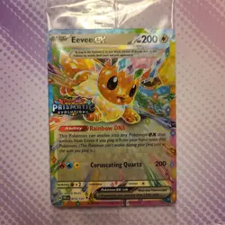 Pokemon Prismatic Evolutions Eevee ex 075/131 Surprise Box Stamped Sealed - Image 1