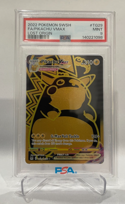 Pokemon Lost Origin Pikachu VMax #TG29 - PSA 9! - Image 1
