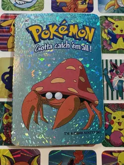 Pokemon 151 Vintage Pocket Monsters Vending HOLO Prism Sticker 2000 Nintendo - Image 4
