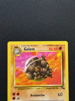Pokemon TCG Golem 36/62 Fossil Set Uncommon Near Mint Unlimited - Image 3