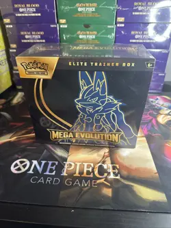 Pokemon TCG Mega Evolutions Lucario Elite Trainer Box Sealed - Image 1