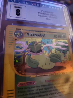Pokemon CGC 8 MINT Victreebel 2003 Aquapolis H30/H32 eReader Holographic PSA - Image 1