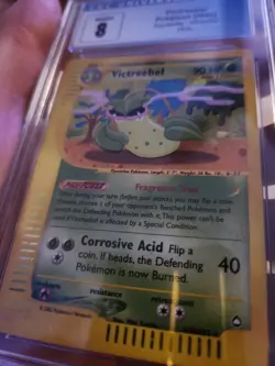 Pokemon CGC 8 MINT Victreebel 2003 Aquapolis H30/H32 eReader Holographic PSA - Image 3