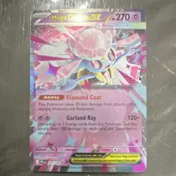 Pokemon TCG Marshadow & Mega Diancie EX Holo Mega Evolution Lot 146/132, 041/094 - Image 3