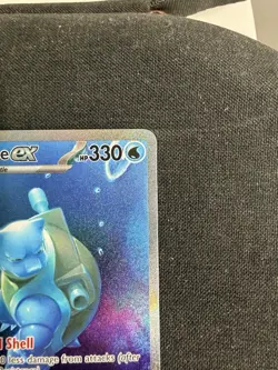 Pokemon Blastoise ex Ultra Rare Full Art Holo Scarlet & Violet 151 200/165 — NM - Image 3