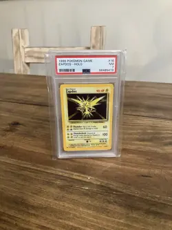 1999 Pokemon Base Set Zapdos - Rare Holo PSA 7 NM #16 - Image 1
