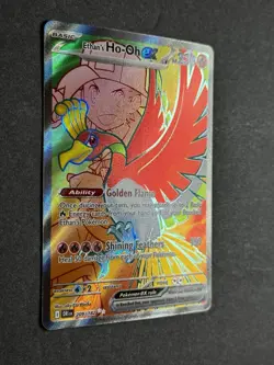 Ethan's Ho-Oh ex 209/182 Full Art Destined Rivals Pokemon TCG NM/MINT - Image 4