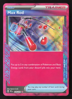 Max Rod ACE SPEC Rare Holofoil PRE 116/131 NM Pokemon TCG - Image 1