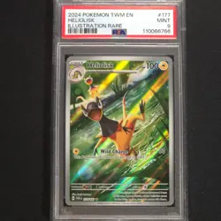 PSA 9 Mint Heliolisk 177/167 Illustration Rare Full Art Pokemon SV06 TWM - Image 1