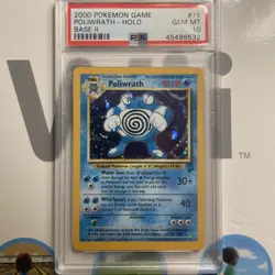 2000 Pokemon Base Set 2 Holo Poliwrath #15 PSA 10 GEM MINT - Image 1