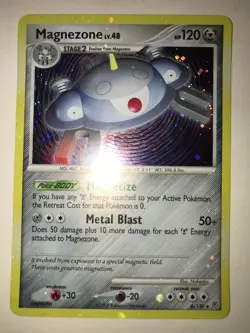 Pokemon MAGNEZONE 8/130 (Holo Rare) Diamond Pearl -LP/NM - Image 1