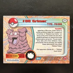 #88 Grimer Pokemon Topps Series - Image 2