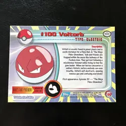 #100 Voltorb Pokemon Topps Series - Image 2