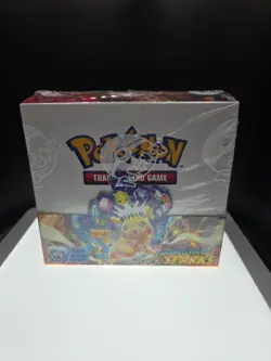 Pokemon Scarlet & Violet Surging Sparks Booster Box TCG Factory Sealed 36 Packs - Image 1