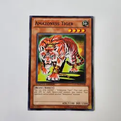 Amazoness Tiger - GLD3-EN008 - Common - MP - Yugioh - Limited - Image 1