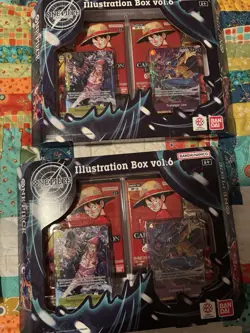 One Piece Sealed Lot! 10X oP-14 Sleeved Packs And 2x Illustration Box Vol 6- NEW - Image 4