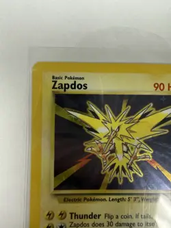 Pokemon Zapdos 90 HP Basic Base Set 016/102 Holo Rare English 1999 Card - Image 5