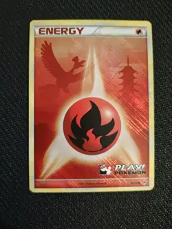Pokemon Ho-Oh Fire Energy 89/95 Play Pokemon 089/095 League Championship Cards - Image 1