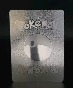 Pokemon Deoxys VMAX 330hp Silver Foil Fan Art Collector Card TCG - Image 2