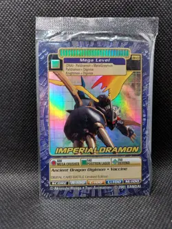 Digimon Card Imperialdramon DW-03 Holo Promo Factory Sealed - Image 1