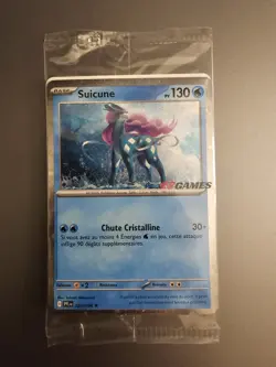 *French FRANCAIS Pokemon Phantasmal Holo Promo Card EBGames Stamp Suicune SEALED - Image 1