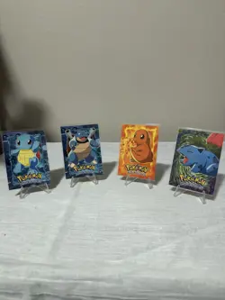 Pokemon 1999 Topps Movie Evolution - 4 Card Lot - Near Mint - Image 1