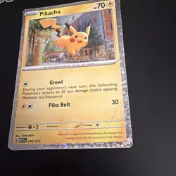 Pokemon Card Pikachu LP McDonald's Promos 2023 Promo 006/015 Played A7 - Image 2