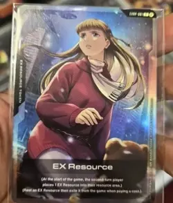 Gundam TCG ENGLISH Sealed Relena EX Resource EXRP-001 Card Promo - Image 1