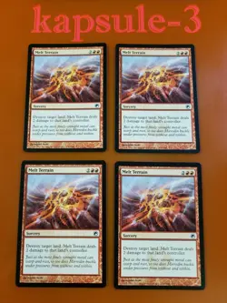 4x Melt Terrain | Scars of Mirrodin | MTG Magic Cards - Image 1