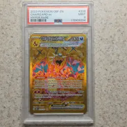 Pokemon Charizard ex 228/197 SV03 Obsidian Flames Hyper Rare PSA 9 Holo Card - Image 1