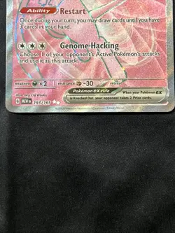Pokemon TCG Mew EX 193/165 Scarlet & Violet Holo Card - Image 3