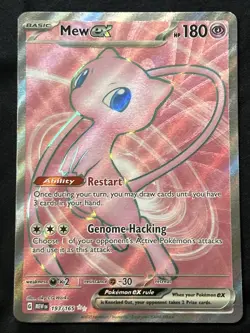 Pokemon TCG Mew EX 193/165 Scarlet & Violet Holo Card - Image 4