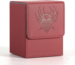 Premium PU Leather Card Storage Box for MTG, Yugioh Deck Box, Holds 100+ - Image 1